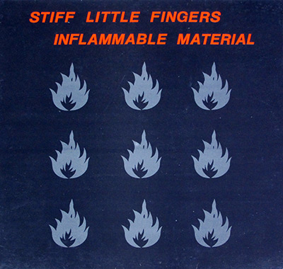 STIFF LITTLE FINGERS - Inflammable Material album front cover vinyl record